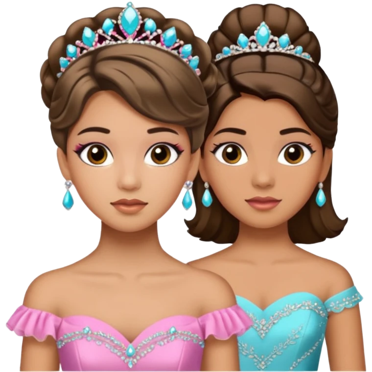 Quinceañera makeover of the boy to girl and before after picture about the boy getting a new look for his Quinceañera makeover  emoji