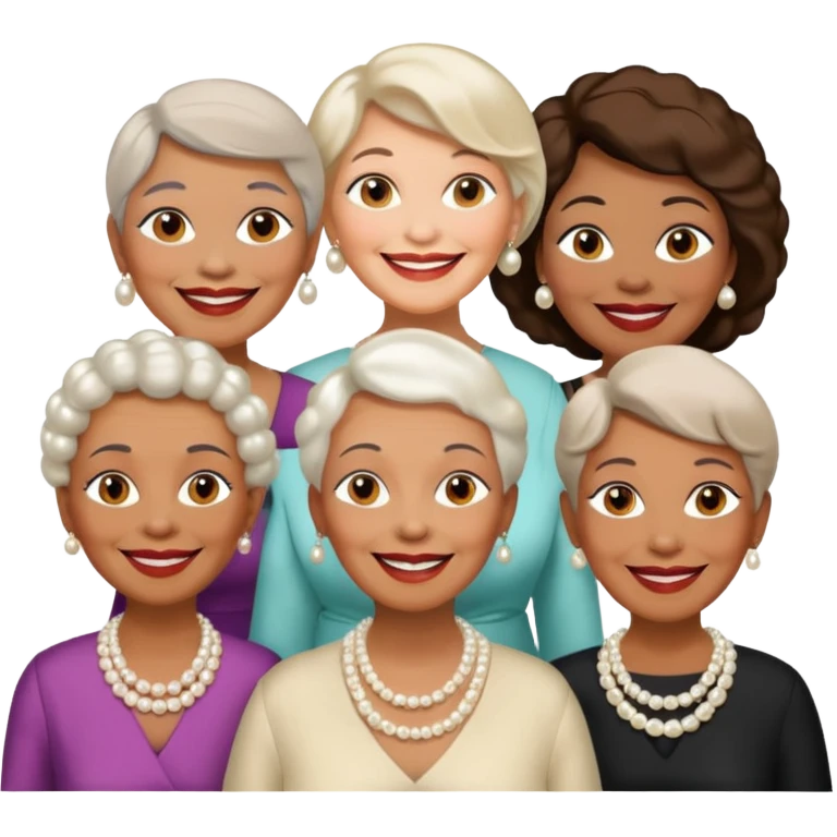 4 older ladies emoji