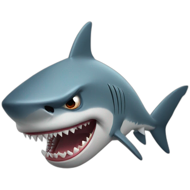 Shark angry emoji