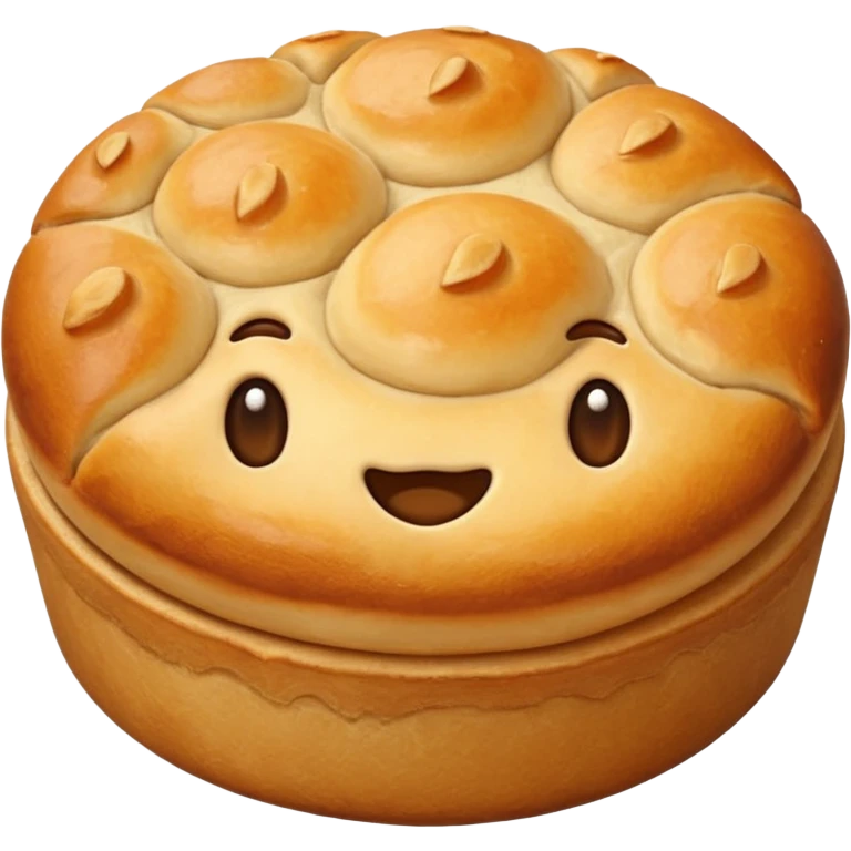 baked Dough without face  emoji