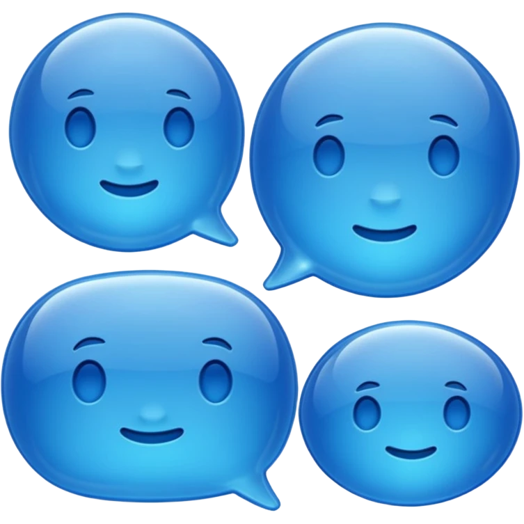 Hi messages bubble  emoji
