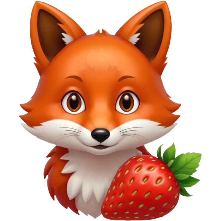 🍓🦊 emoji