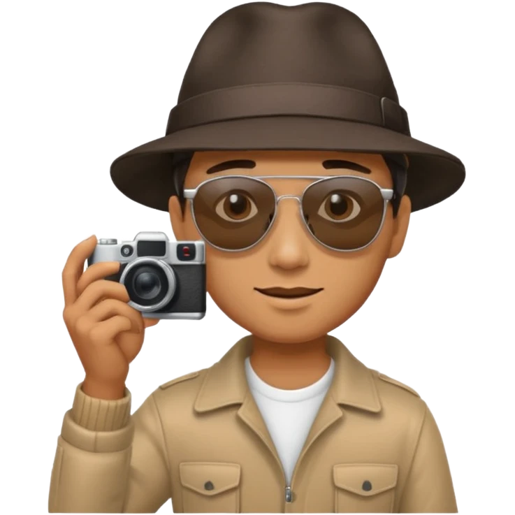 man with camera emoji