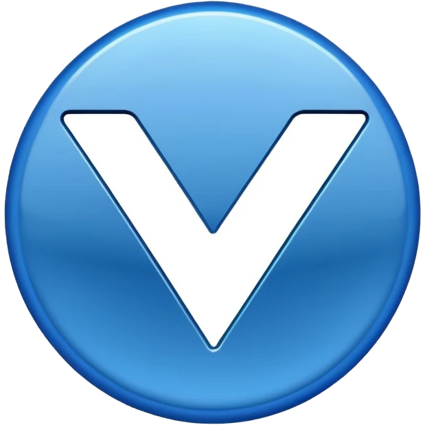Blue tick verification mark emoji
