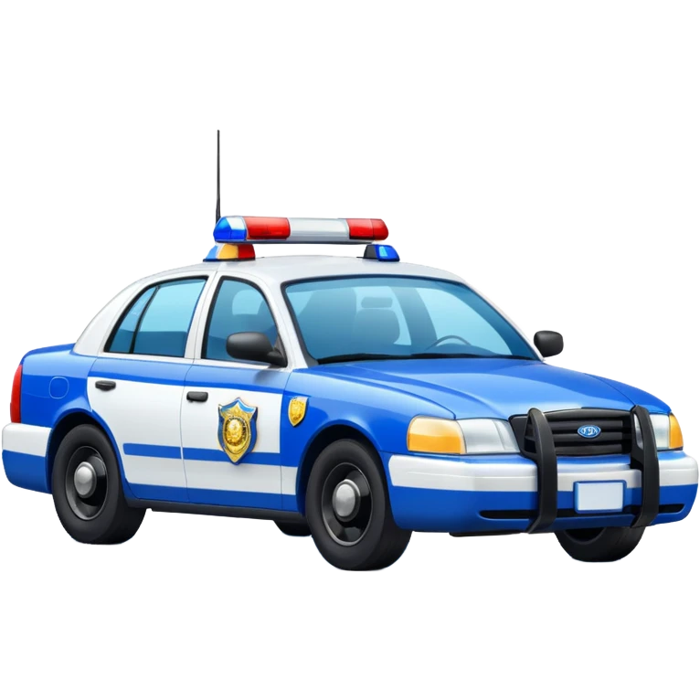 police car de face emoji