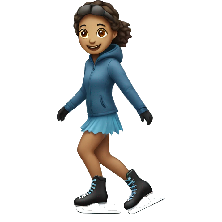 girl iceskating emoji