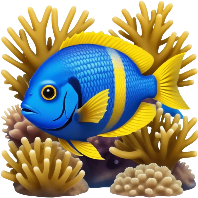 juvenile yellowtail damselfish  emoji