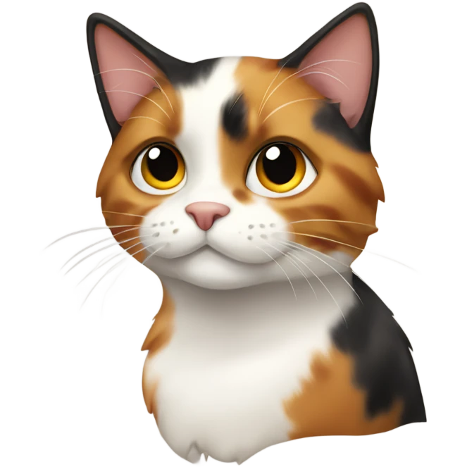 Calico cat emoji
