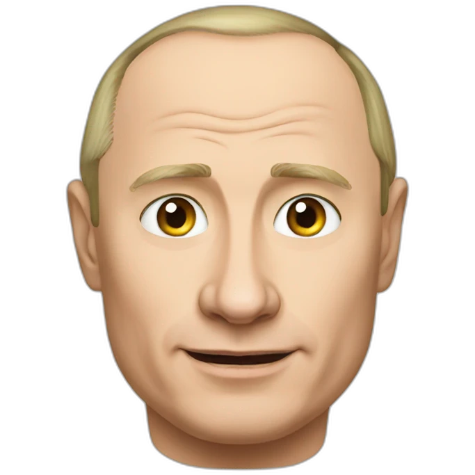putin with apple emoji