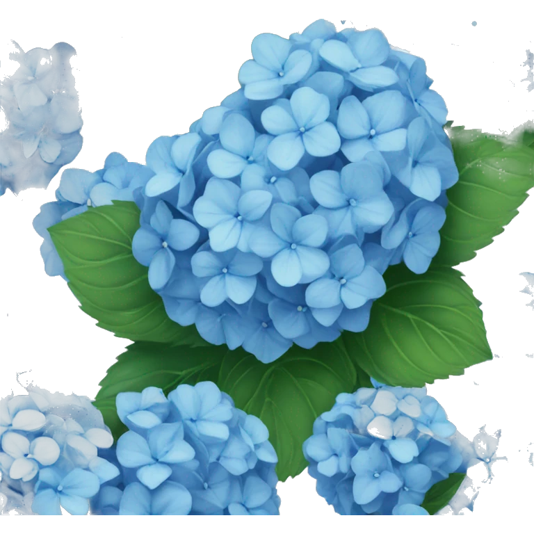 Blue hydrangeas  emoji