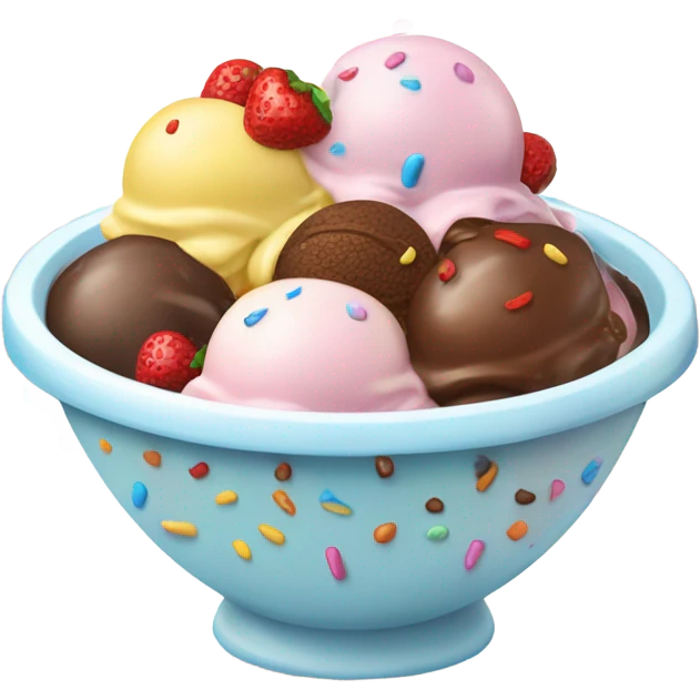 Bowl of ice cream  emoji