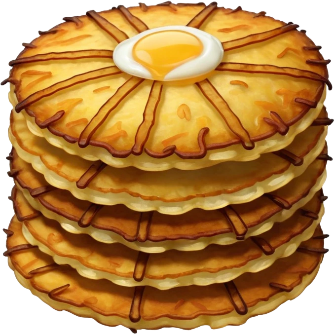 fried potato latkes emoji