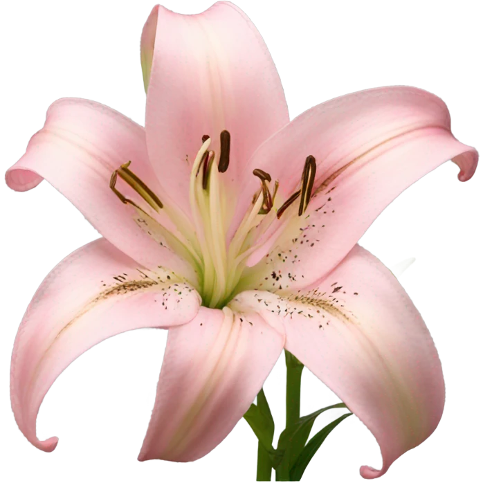 light pink lilium emoji