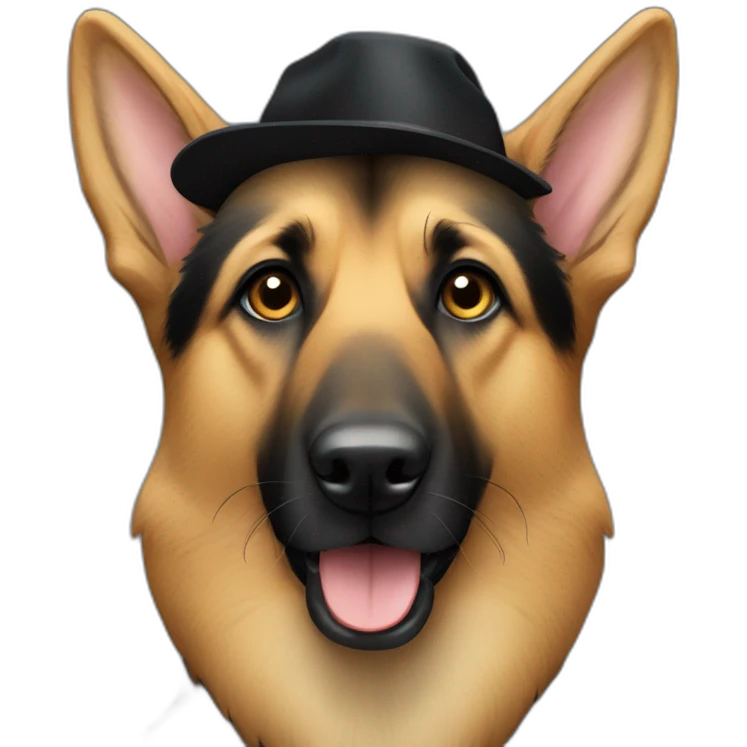 Rabbi German Shepherd Dog emoji