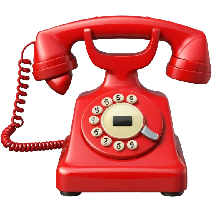 red telephone emoji