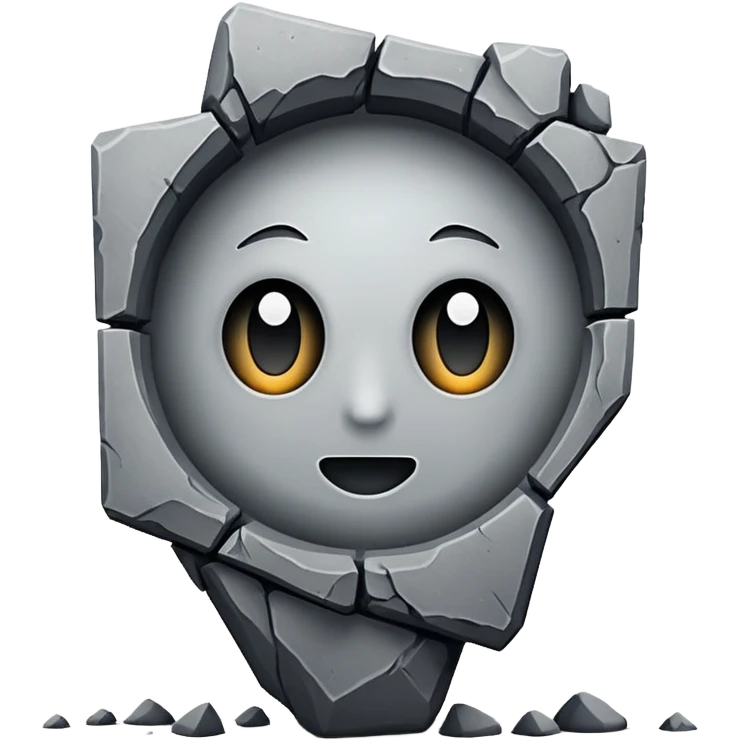 Ortası delik yamuk kare emoji