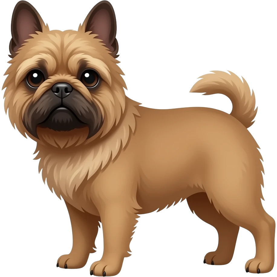 smooth coat brussels griffon emoji