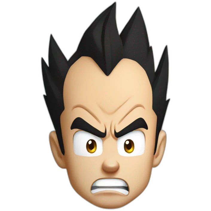 shocked vegeta emoji