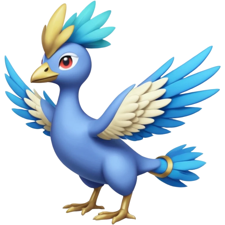 Meloetta-Golduck-Swablu-Trico-Pokémon-Fakémon-fusion-hybrid-creature emoji