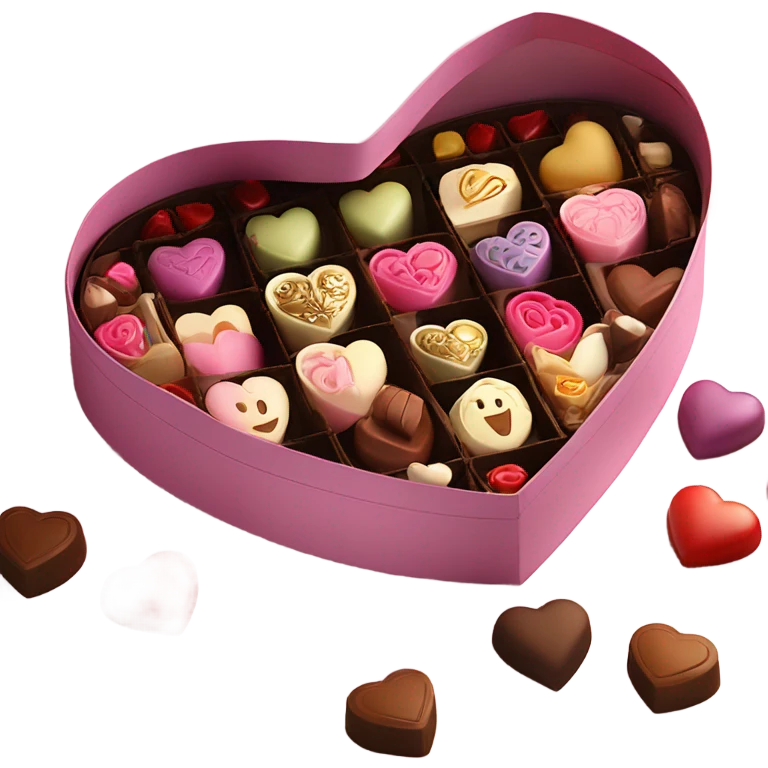 Valentines chocolates  emoji
