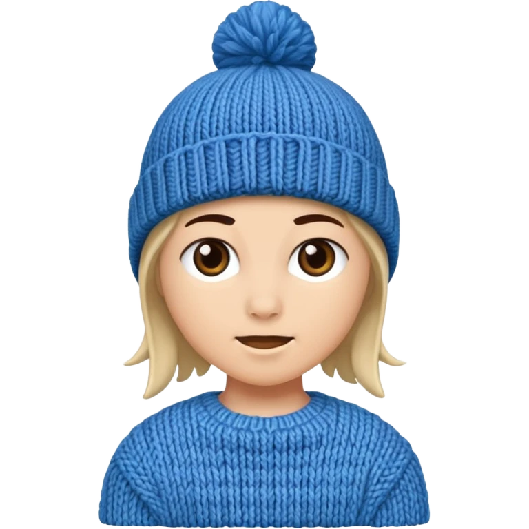 only a beanie, no person emoji