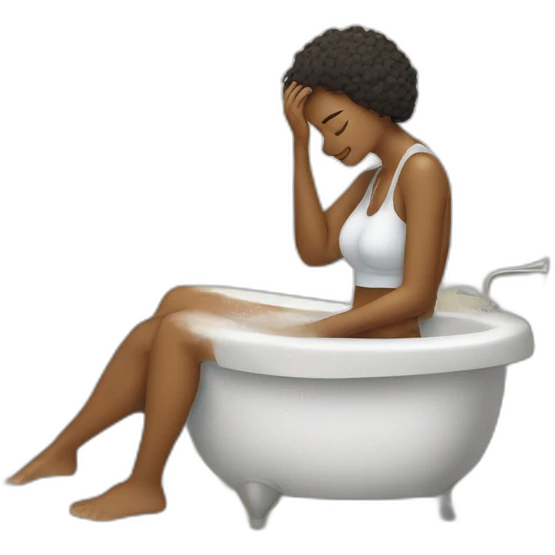 Mulher Lavando banheiro emoji