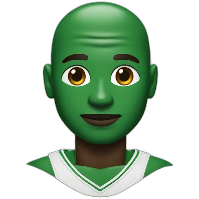 Michael Jordan piel verde volcando emoji