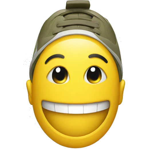 Smiley with Nike shoes emoji
