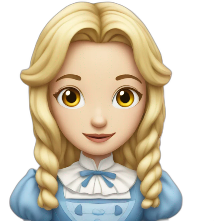 Alice in wonderland emoji