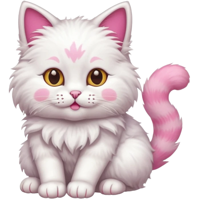 cat spreading legs  emoji