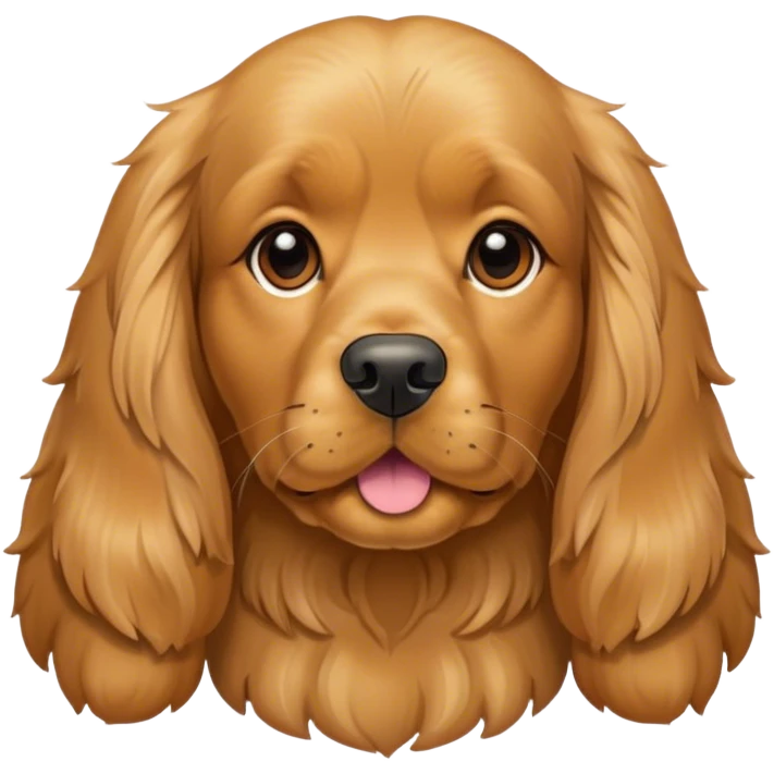 Golden cocker spaniel  emoji
