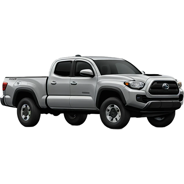 gray tacoma truck emoji
