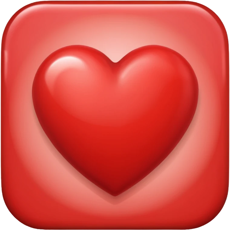 classic red heart emoji emoji