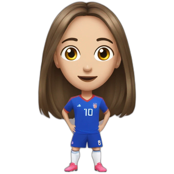 zahia with ribery emoji