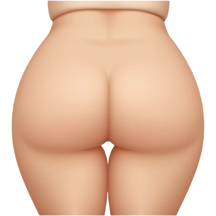 woman with a very large bum emoji