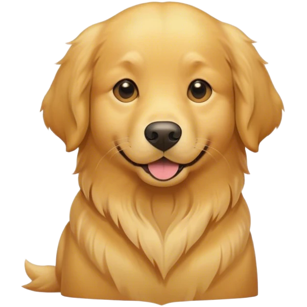 Golden retriever emoji