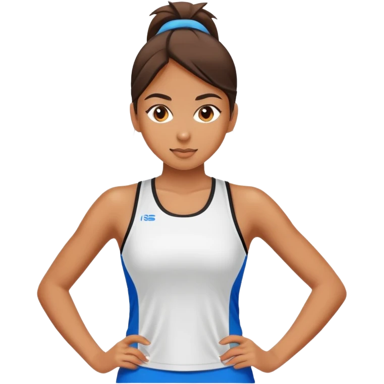 sporty girl emoji