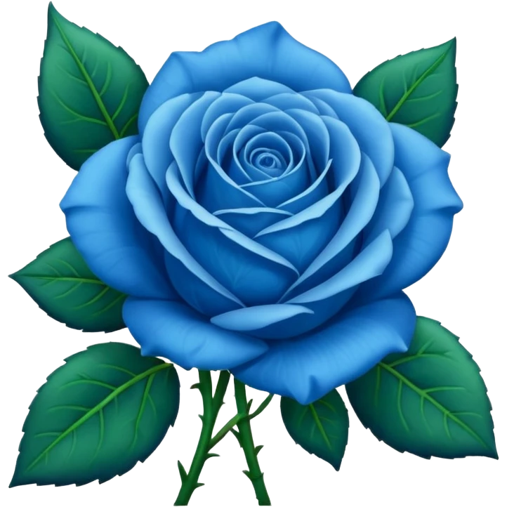 Rosa azul  emoji