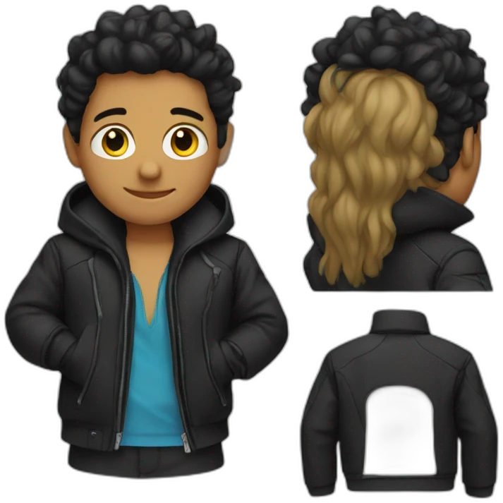 black jacket emoji