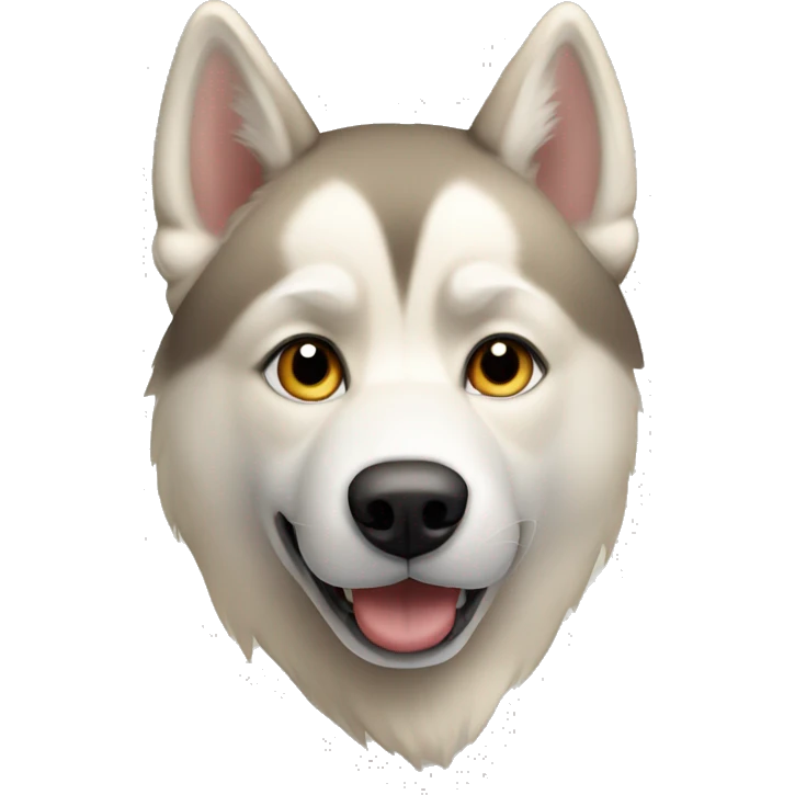 Husky beige emoji