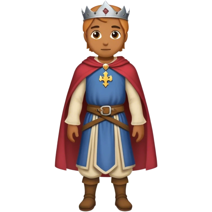 medieval cloth only above waist. emoji