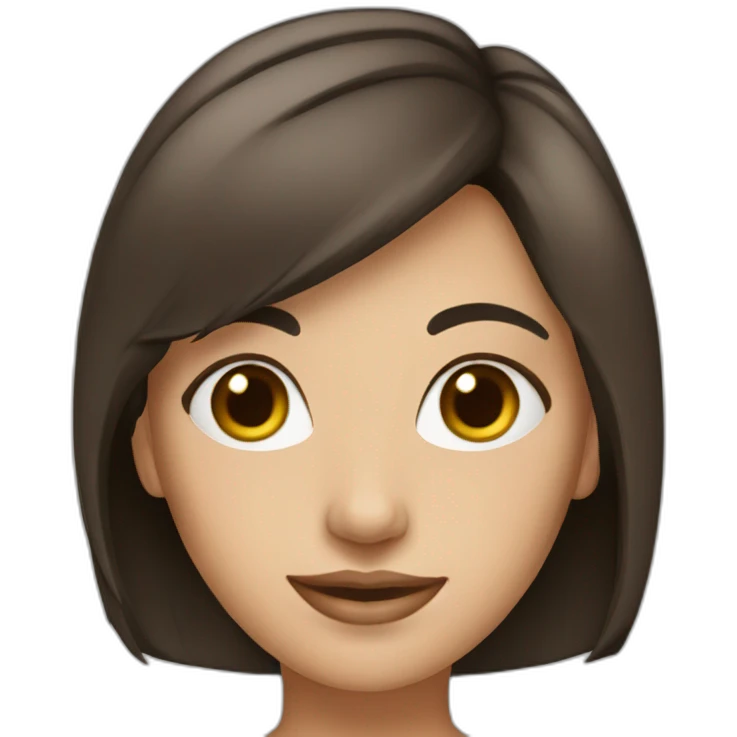 pretty-brunette-woman emoji