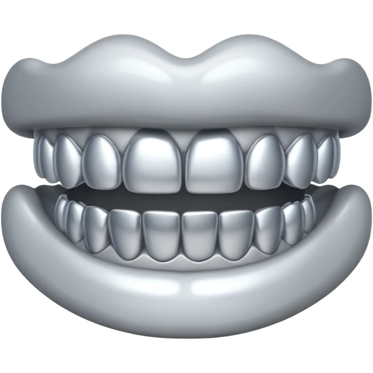 silver grillz emoji