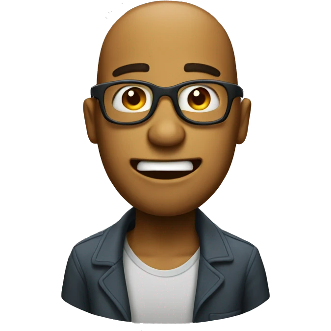 A cool person mewing  emoji