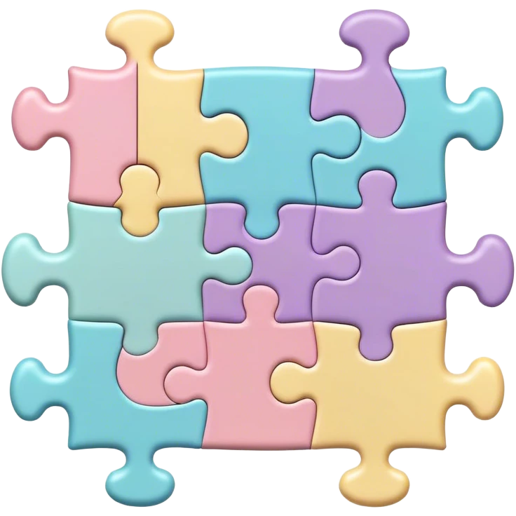 pastel puzzle emoji