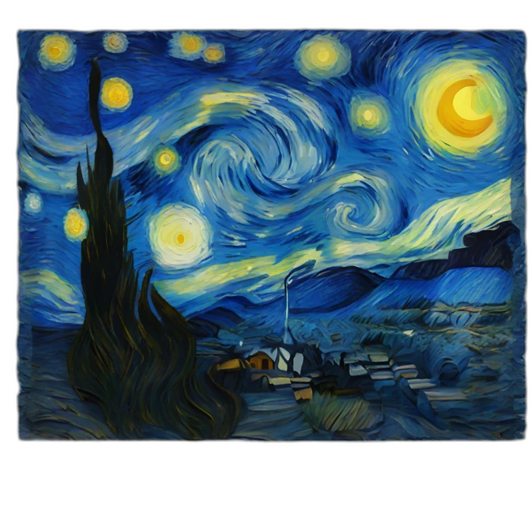 La noche estrellada de Van Gogh  emoji