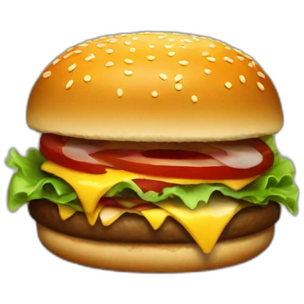 finding a burger in darkness with flashlight emoji