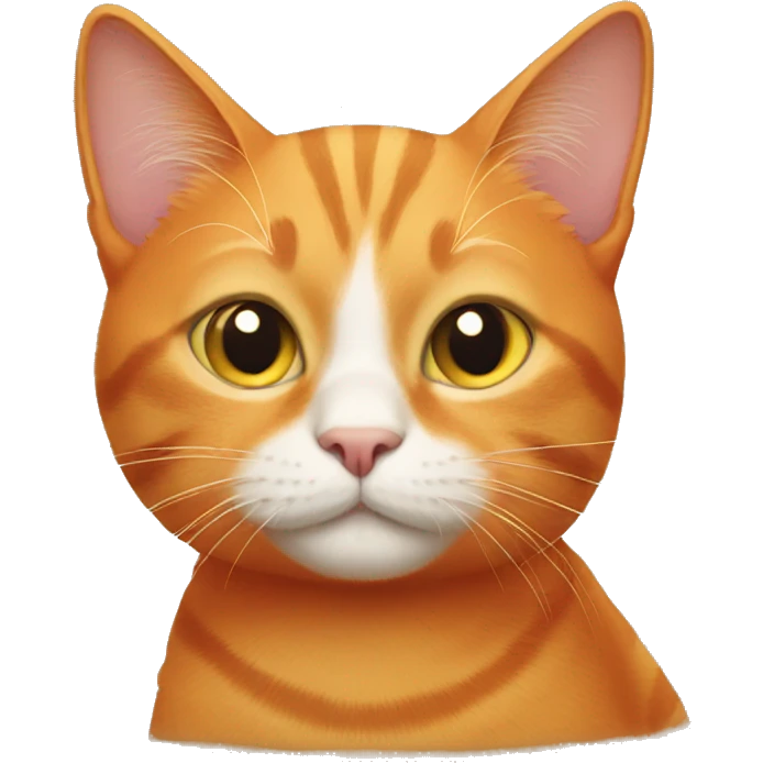 Orange cat emoji