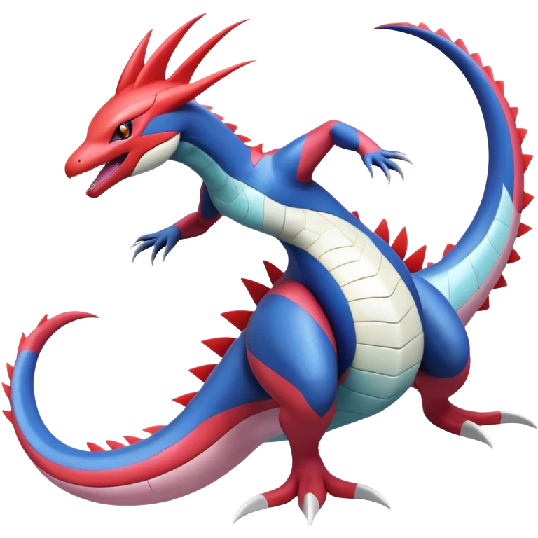 Koraidon-Milotic-Latias-Garchomp-Fakémon-hybrid-creature (full body)  emoji