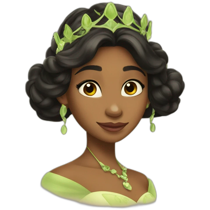 Tiana princess and the frog emoji